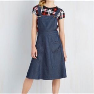 Modcloth denim overall dress